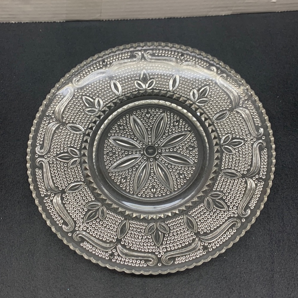 Heritage Clear Glass by Federal Glass Co. Platter